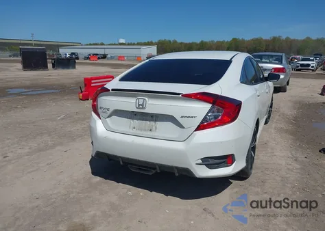 2019 Honda Civic Sport z USA, uszkodzony, nr VIN 19XFC2F8XKE026657